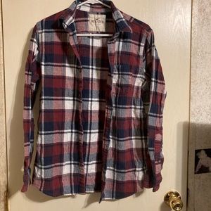 Hollister flannel top
